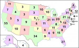 How many Electoral Votes does each state have?